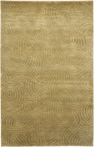 Surya Shibui Sh-7400 Handmade 2' X 3' Rug - Luxurious Viscose & Wool Blend, Artisanal Quality, Elegant Style Olive Nz Wool,Viscose Sh7411-23