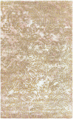 Surya Shibui 5' X 8' Hand-knotted Rug In Viscose & New Zealand Wool - Luxurious, Easy To Maintain Beauty! Light Brown Nz Wool,Viscose Sh7412-58