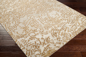 Surya Shibui 5' X 8' Hand-knotted Rug In Viscose & New Zealand Wool - Luxurious, Easy To Maintain Beauty! Light Brown Nz Wool,Viscose Sh7412-58