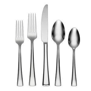 Lenox Oneida Noble 20 Piece Everyday Flatware Set, Service for 4 Metallic, STAINLESS METAL H063020A