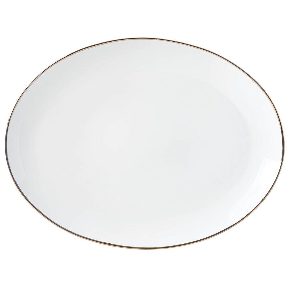 Lenox Trianna White 14.5" Serving Platter White, WHITE PORCELAIN 884698
