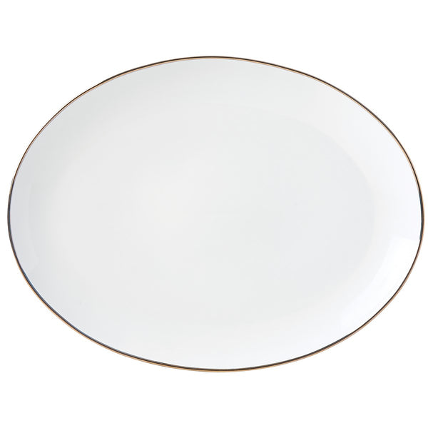 Lenox Trianna White 14.5" Serving Platter White, WHITE PORCELAIN 884698