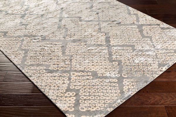 Surya Shibori Shb-8002 8' X 11' Hand Loomed Rug - Modern Viscose Design, Low Pile, Elegant Home Decor Dusty Sage Viscose Shb8003-268