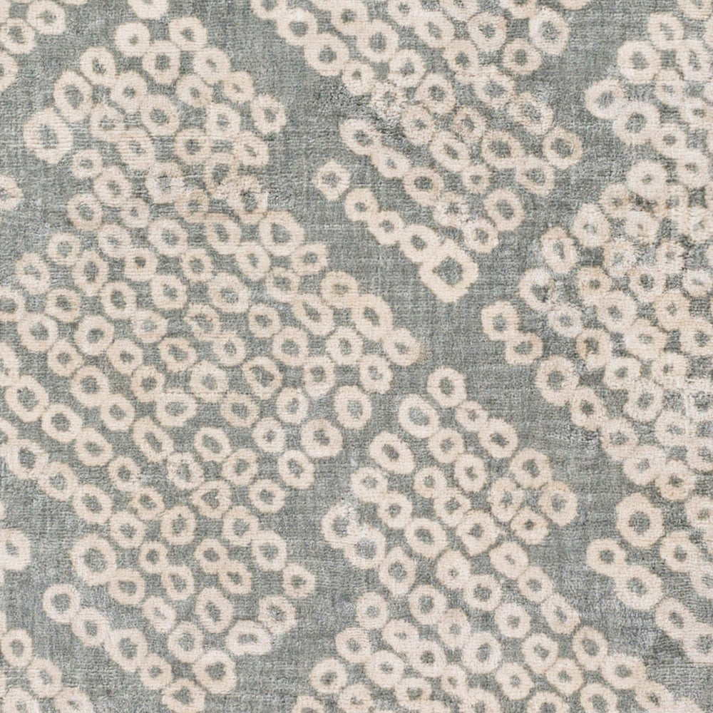 Surya Shibori Shb-8002 8' X 11' Hand Loomed Rug - Modern Viscose Design, Low Pile, Elegant Home Decor Dusty Sage Viscose Shb8003-268