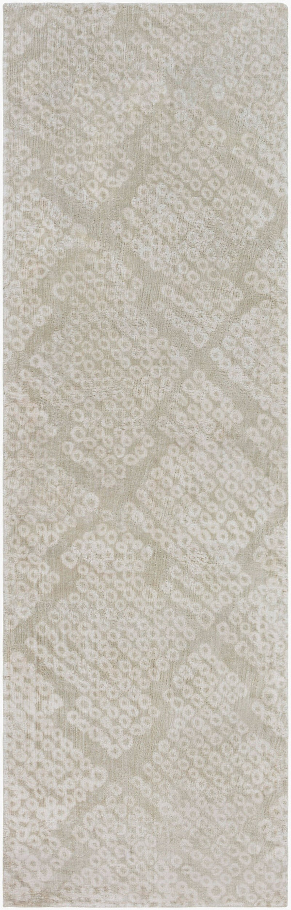 Surya Shibori Shb-8002 8' X 11' Hand Loomed Rug - Modern Viscose Design, Low Pile, Elegant Home Decor Dark Brown Viscose Shb8004-268