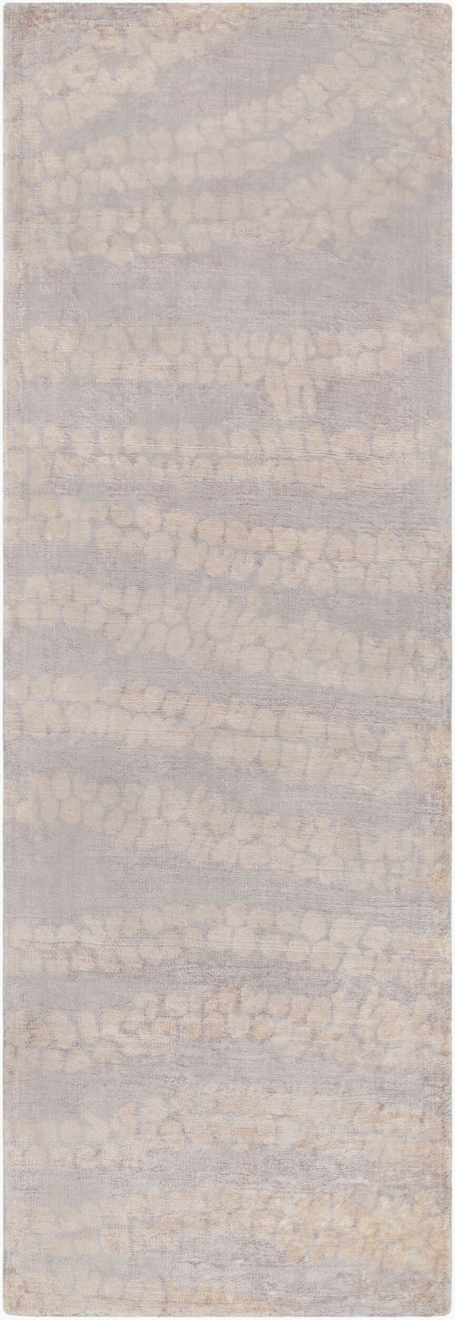 Surya Shibori Hand-loomed Viscose Runner Rug with Artisan Dye-resist Pattern for Hallways SHB8007-268