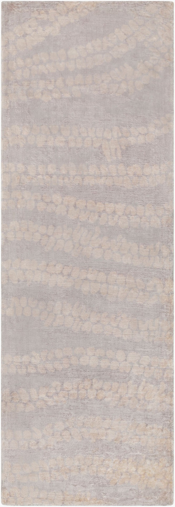 Surya Shibori Hand-loomed Viscose Runner Rug with Artisan Dye-resist Pattern for Hallways SHB8007-268