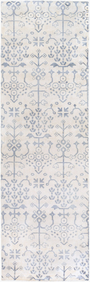 Surya Shibori Shb-8002 8' X 11' Hand Loomed Rug - Modern Viscose Design, Low Pile, Elegant Home Decor Denim Viscose Shb8009-268