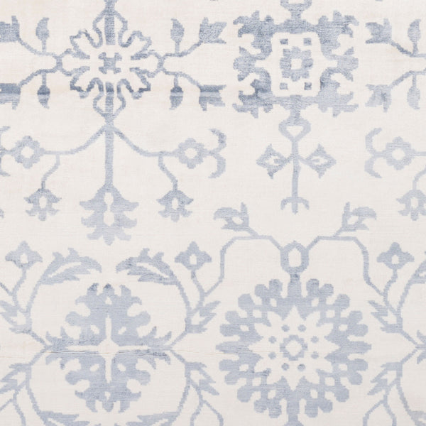 Surya Shibori Shb-8002 8' X 11' Hand Loomed Rug - Modern Viscose Design, Low Pile, Elegant Home Decor Denim Viscose Shb8009-268