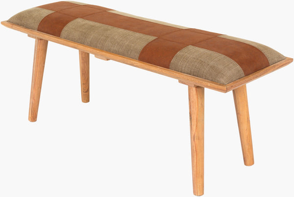 Livabliss Sacsha Faux Leather Entryway Bench with Wood Frame for Modern Bedroom Decor SHC-002