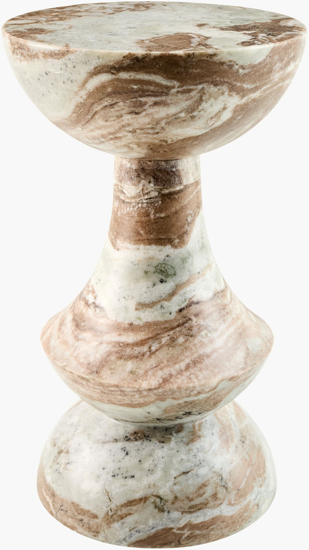 Surya Sheena Industrial Rustic End Table Handcrafted Compact Square Top for Living Room SHEN001-201212
