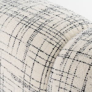 Vig Furniture Eastern King Modrest Shiloh - Luxurious Off-white & Black Fabric Bed For Modern Elegance & Comfort Black,White  Vgev-b070-whtblk-ek