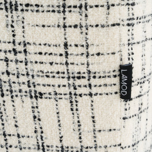 Vig Furniture Modrest Shiloh - Luxurious Off-white & Black Fabric Bed For Modern Elegance And Comfort Retreat Black,White  Vgev-b070-whtblk