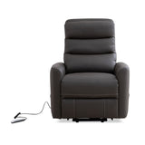 Parker House Parker Living Hercules-Haze Power Lift Recliner with Articulating Headrest Haze 70% Polyester, 30% PU (W) MHER#812LIFT-HAZ