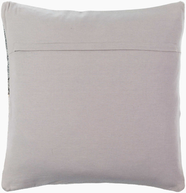 Surya Shinola 18"X18" Modern Accent Pillow - Luxuriously Soft, Recycled Fabric For Stylish Home Decor Light Gray Recycled Pet Yarn,Polyester Shl001-1818p