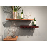 Vino Shelf - Medium with Glass Display SHLF07 Elk Home