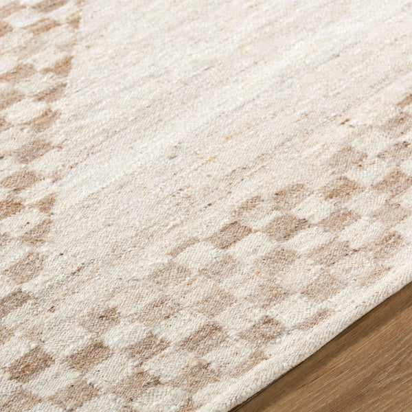Surya Stockholm Handmade 2' X 3' Area Rug - Timeless Cotton & Wool Blend, Perfect For Any Room Decor! Sandstone Wool Shm2304-23