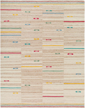 Surya Stockholm Handmade 2' X 3' Area Rug - Timeless Cotton & Wool Blend, Perfect For Any Room Decor! Beige Wool Shm2306-576