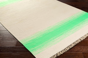 Surya Shine 2' X 3' Handmade Modern Rug - Durable, Stylish, And Easy To Maintain For Elegant Decor Spaces Green Acrylic,Cotton,Polyester Shn2000-58