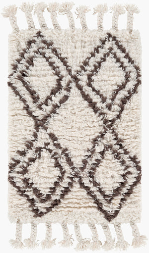 Surya Sherpa Handmade 2' X 3' Rug - Global Elegance With Plush Pile, Durable Wool Design For Any Room Brown Wool Shp8000-913