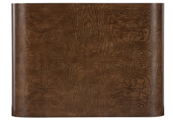 Hooker Furniture Archives Nesting Tables With Classic Walnut Ash Burl Veneer, 2-Piece Space-Saving End Tables Set 6123-80313-89