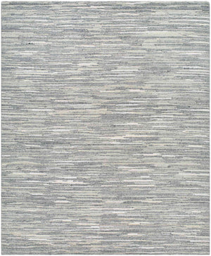 Surya Shaquille Handmade 2' X 3' Luxurious Viscose & Wool Rug For Farmhouse Cottage Style Homes Slate Gray Wool,Viscose Shq2300-810