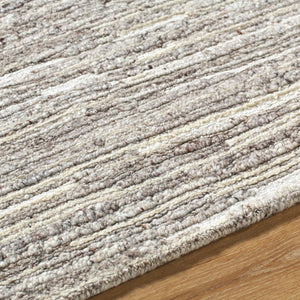 Surya Shaquille Handmade 2' X 3' Luxurious Viscose & Wool Rug For Farmhouse Cottage Style Homes Beige Wool,Viscose Shq2303-912