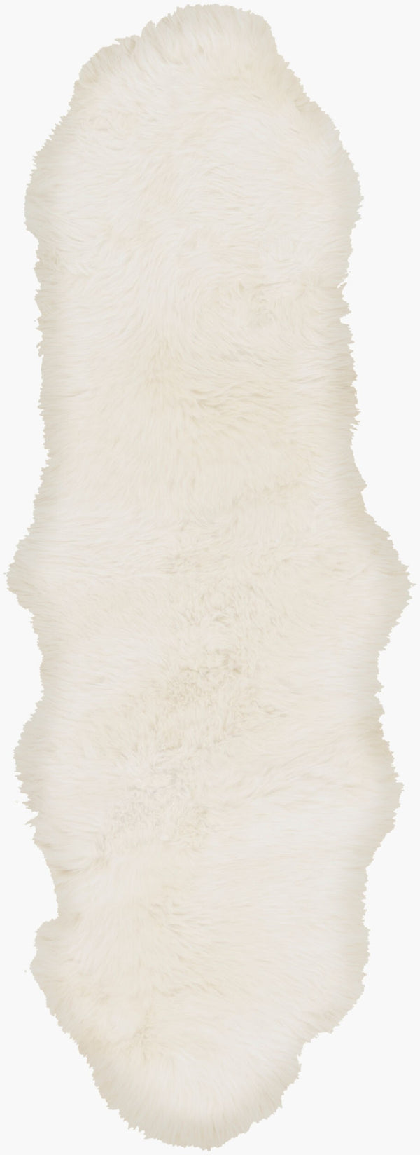 Surya Sheepskin Shs-9600 Handmade 2' X 3' Plush Pile Rug - Modern Decor With Timeless Elegance & Comfort Ivory Sheepskin Shs9600-26