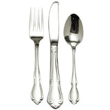 Oneida Chateau 3-Piece Stainless Steel Children's Flatware Set, Timeless Baroque Design