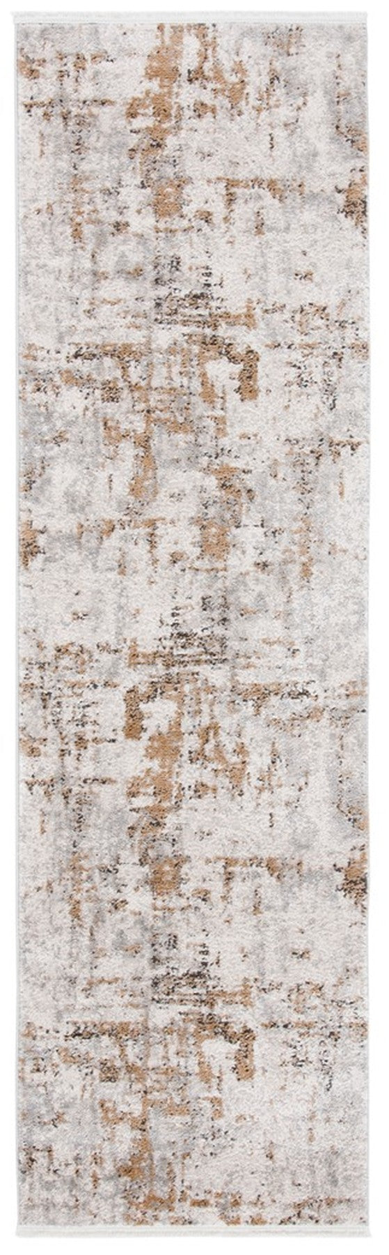 Safavieh Shivan 723 Power Loomed Contemporary Rug Grey / Gold 10' x 10' Square