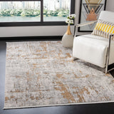 Safavieh Shivan 723 Power Loomed Contemporary Rug Grey / Gold 10' x 10' Square