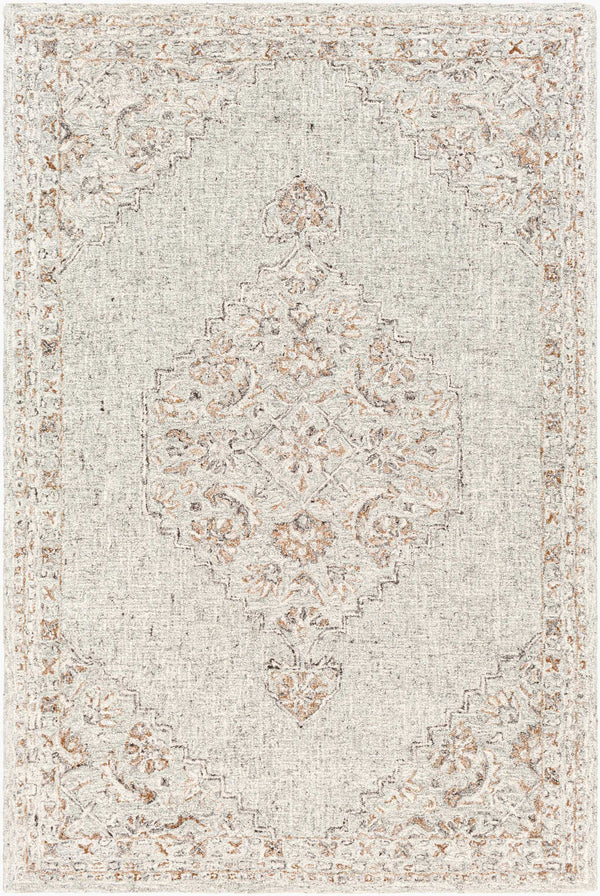 Surya Symphony Elegant 2' X 3' Handmade Rug - Soft Viscose & Wool Blend, Perfect For Living Room & Bedroom Light Sage Viscose,Wool Shy2300-23