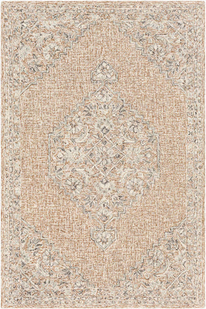 Surya Symphony Elegant 2' X 3' Handmade Rug - Soft Viscose & Wool Blend, Perfect For Living Room & Bedroom Camel Viscose,Wool Shy2301-23