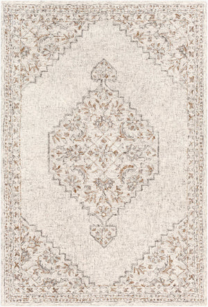 Surya Symphony Elegant 2' X 3' Handmade Rug - Soft Viscose & Wool Blend, Perfect For Living Room & Bedroom Light Gray Viscose,Wool Shy2302-23