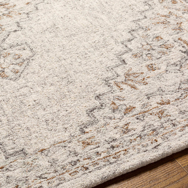 Surya Symphony Elegant 2' X 3' Handmade Rug - Soft Viscose & Wool Blend, Perfect For Living Room & Bedroom Light Gray Viscose,Wool Shy2302-23