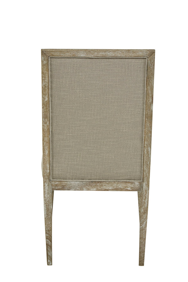 A.R.T. Furniture Tamarac Upholstered Side Chair - Transitional Dusky Brindle Design With Comfort & Style, Set Of 2 - Set Of 2 Beige, Beige Material, Parawood Solids,Oak Veneer,Foam,Fabric 267206-2352