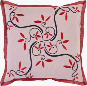 Surya Decorative Cotton Accent Pillows Si-2003 - 18" X 18" Stylish Home Decor With 30-day Warranty Rust Cotton Si2008-1818