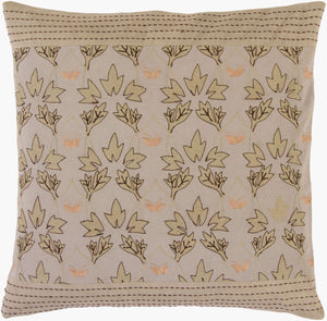 Surya Decorative Cotton Accent Pillows Si-2003 - 18" X 18" Stylish Home Decor With 30-day Warranty Light Green Cotton Si2013-1818p