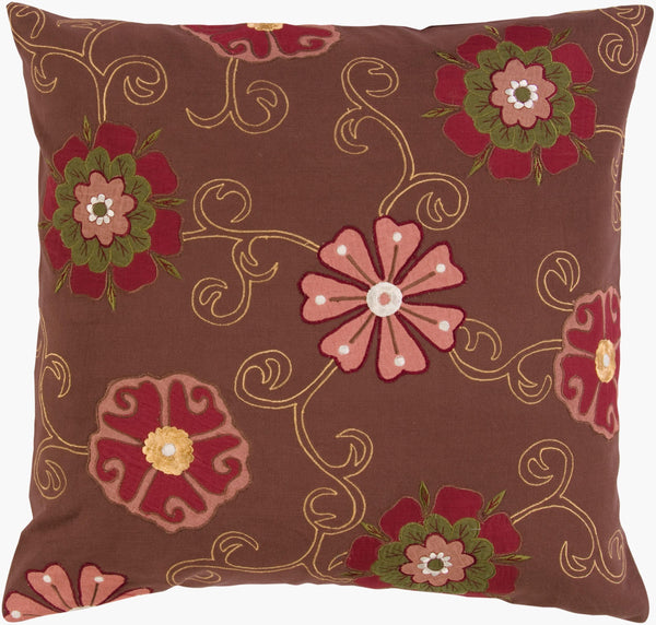 Surya Starburst Modern Cotton Accent Pillow - 18"L X 18"W, Eye-catching Starburst Design For Cozy Decor Wheat Cotton Si2020-1818d