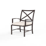 La Jolla Swivel Dining Chair in Canvas Granite w/ Self Welt SW401-11-5402 Sunset West