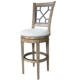 Sundance Dining - Sandstone Grid Back Swivel Bar Stool