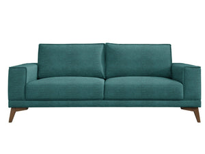 Porter Designs Jarrett Modern Upholstered Sofa And Loveseat Set For Stylish Living Room Comfort Blue Fabric 01-216-01-7761