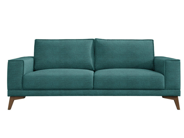 Porter Designs Jarrett Modern Upholstered Sofa And Loveseat Set For Stylish Living Room Comfort Blue Fabric 01-216-01-7761
