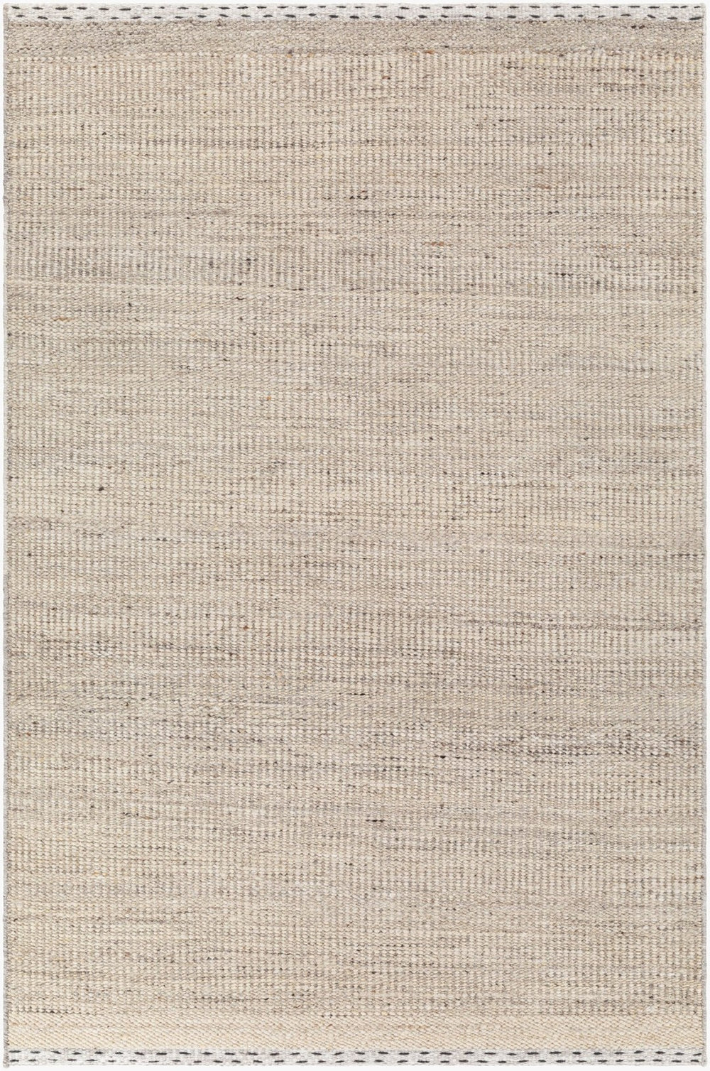 Livabliss Sadie Handwoven Wool Flatweave Area Rug for High Traffic Living and Dining Spaces Tan, Light Beig 2' x 3' SID2300-23