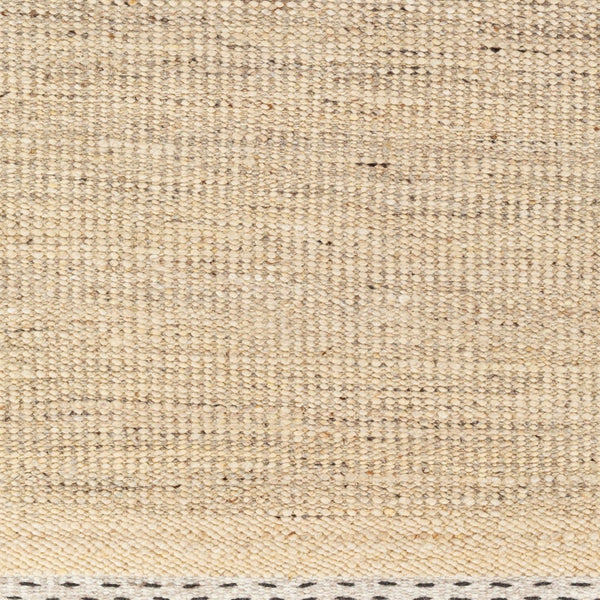Livabliss Sadie Handwoven Wool Flatweave Area Rug for High Traffic Living and Dining Spaces Tan, Light Beig 2' x 3' SID2300-23