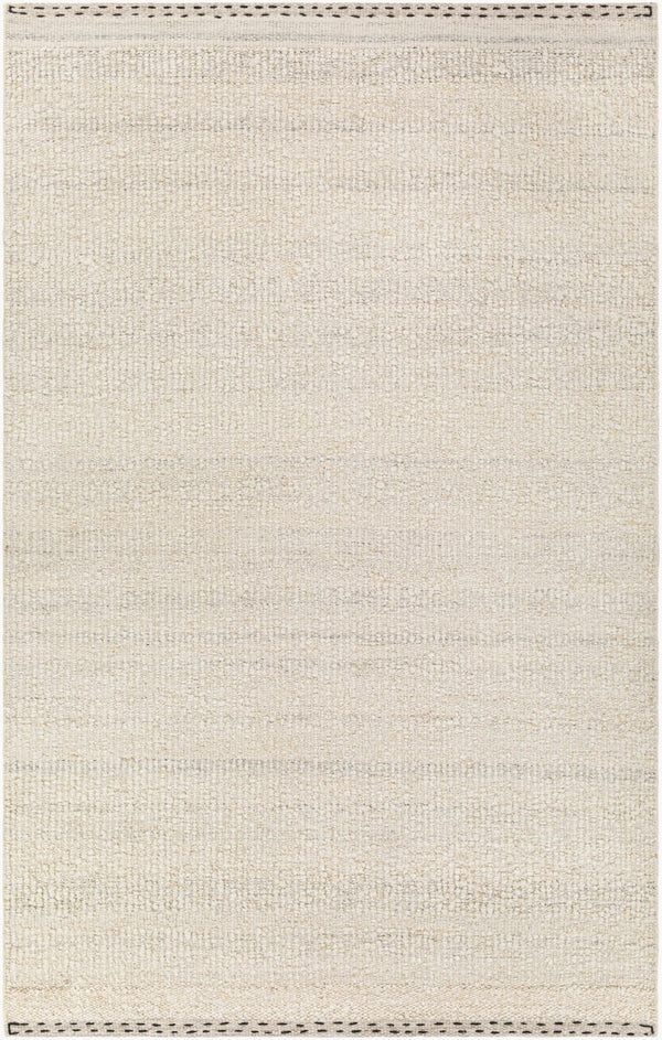 Livabliss Sadie Hand-woven Wool Flatweave Rug for Farmhouse and Cottage Living Spaces Light Beige, Cr 8'10" x 12' SID2301-81012