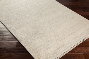 Livabliss Sadie Hand-woven Wool Flatweave Rug for Farmhouse and Cottage Living Spaces Light Beige, Cr 8'10" x 12' SID2301-81012