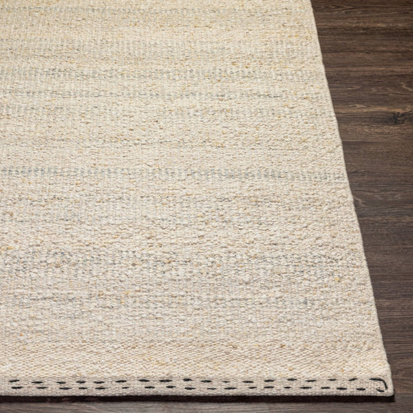 Livabliss Sadie Hand-woven Wool Flatweave Rug for Farmhouse and Cottage Living Spaces Light Beige, Cr 8'10" x 12' SID2301-81012