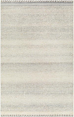 Livabliss Sadie Handwoven Wool Flatweave Rug for Farmhouse and Cottage Dining Rooms Cream, Light Be 8'10" x 12' SID2302-81012