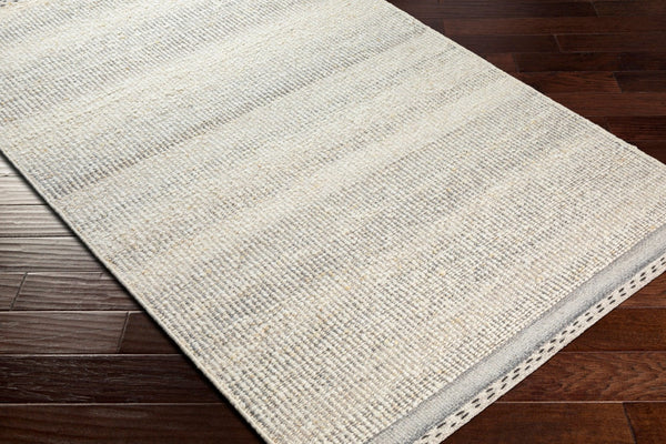 Livabliss Sadie Handwoven Wool Flatweave Rug for Farmhouse and Cottage Dining Rooms Cream, Light Be 8'10" x 12' SID2302-81012